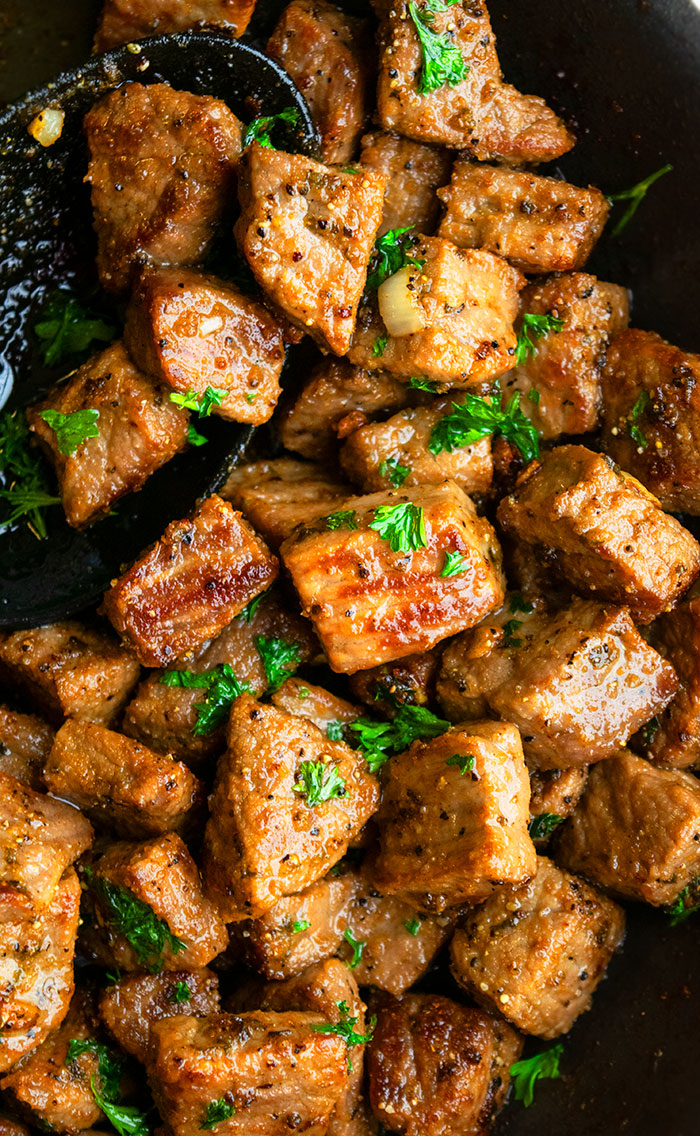 Garlic Butter Steak Bites One Pot One Pot Recipes