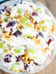 Creamy Grape Salad (One Bowl) | One Pot Recipes