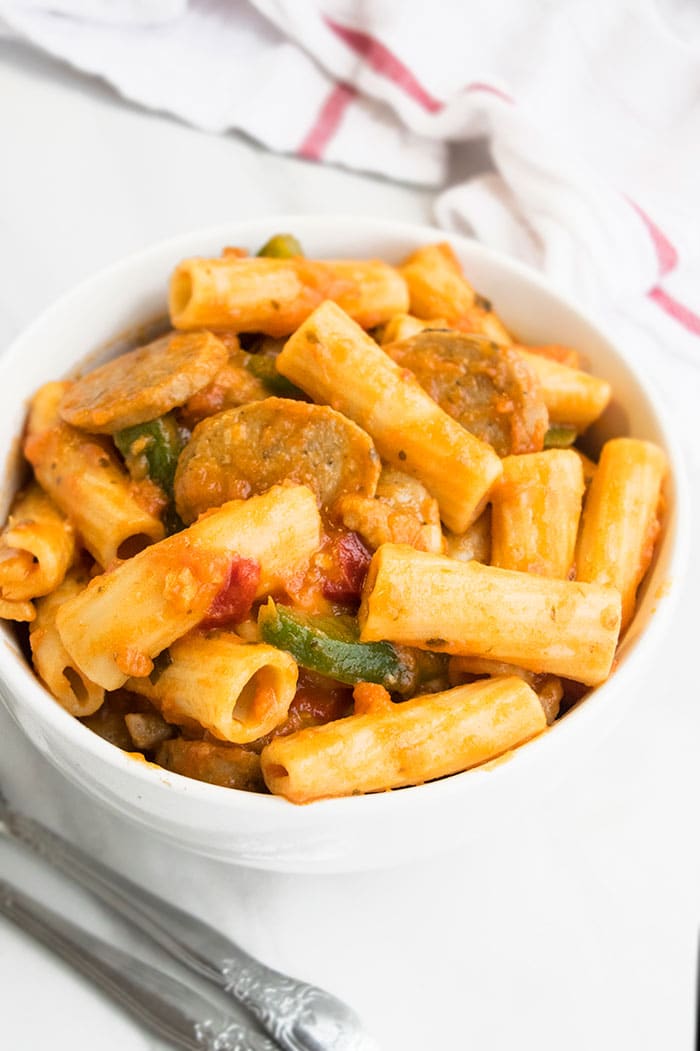 pasta and sausage in instant pot