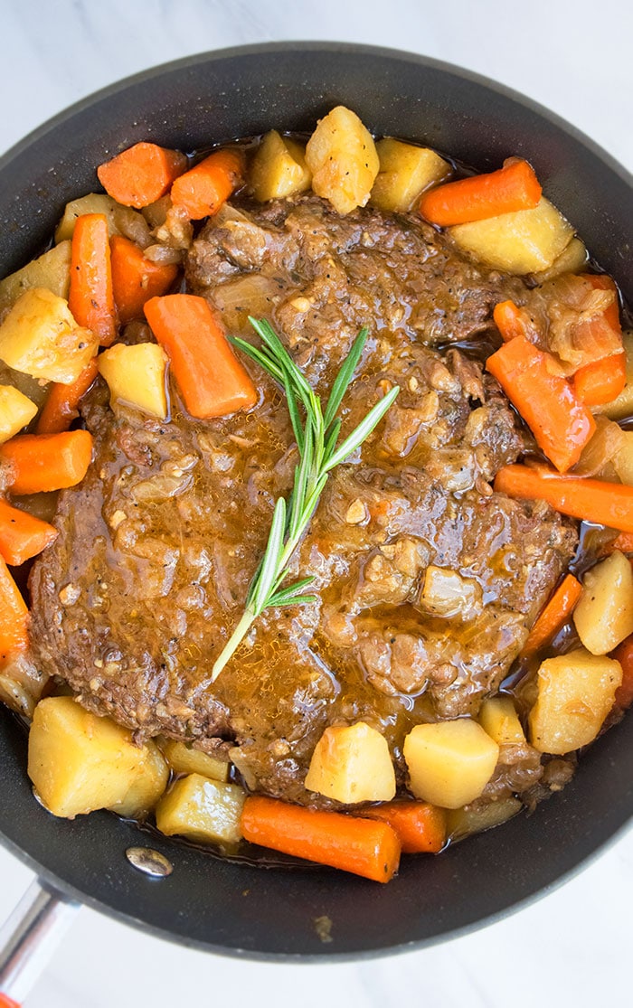 Easy Pot Roast Recipe Stovetop Oven One Pot Recipes
