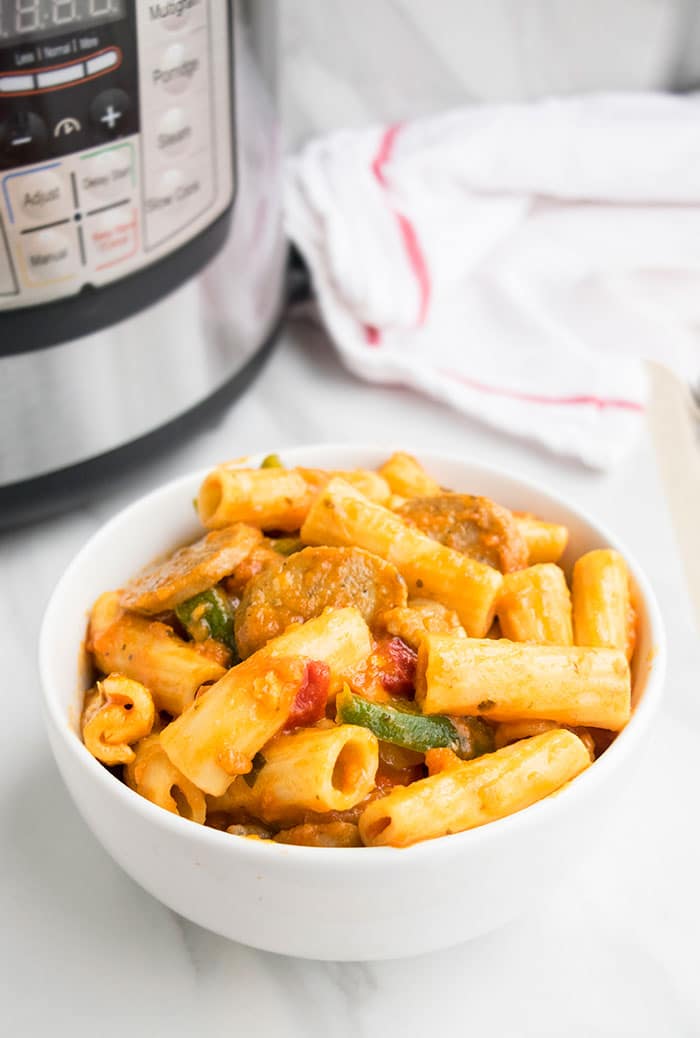 Instant Pot Sausage Pasta | One Pot Recipes