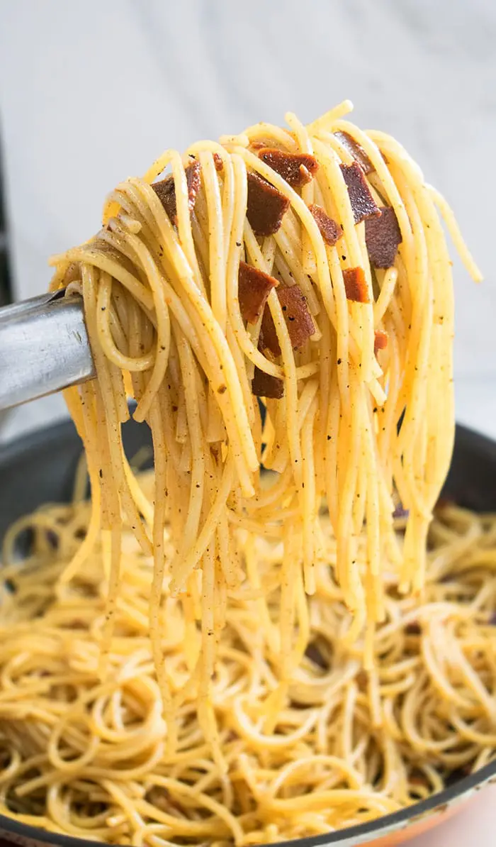 One Pot Bacon Pasta