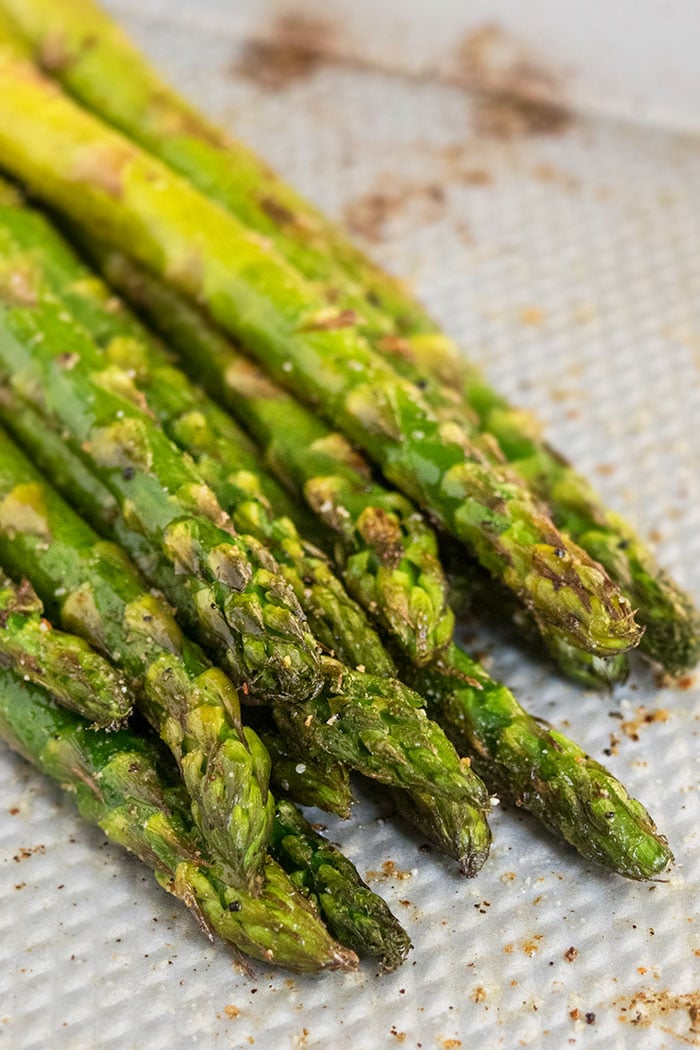 How long do you roast asparagus at 350