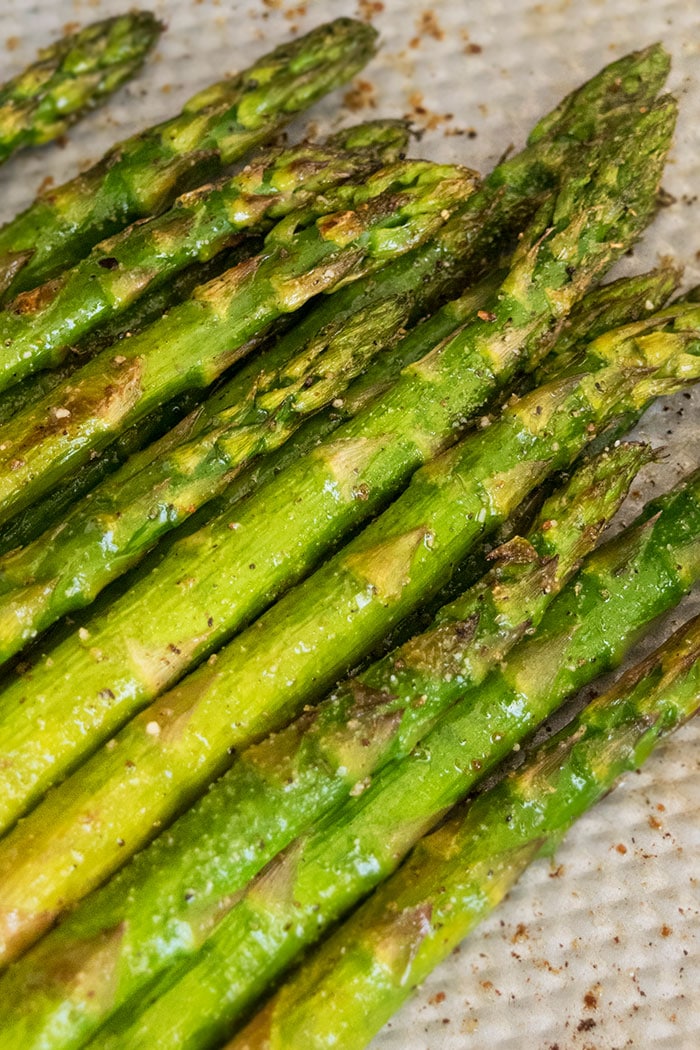 Oven Roasted Asparagus Ready In 15 Minutes One Pot Recipes