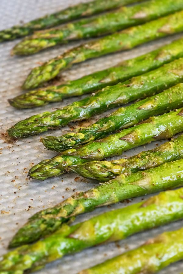 Oven Roasted Asparagus Ready In 15 Minutes One Pot Recipes