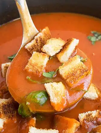 Tomato Basil Soup Recipe (One Pot, 30 Minutes)