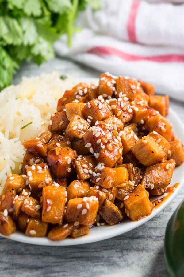 Honey Sriracha Sesame Tofu (One Pot) One Pot Recipes