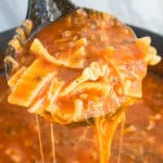One Pot Lasagna Soup Recipe (Quick 30 Minute Meal)