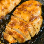 One Pot Honey Garlic Chicken Sliced.