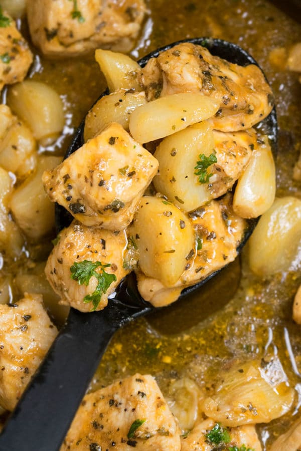 40 Cloves Garlic Chicken (One Pot) One Pot Recipes