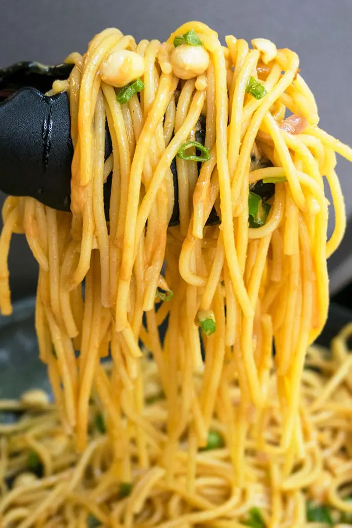 Peanut Sauce Noodles (One Pot Recipe)