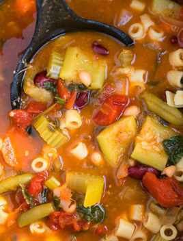 A Virtual Pot of Pasta Fagioli Soup for my Friends - Proud Italian Cook