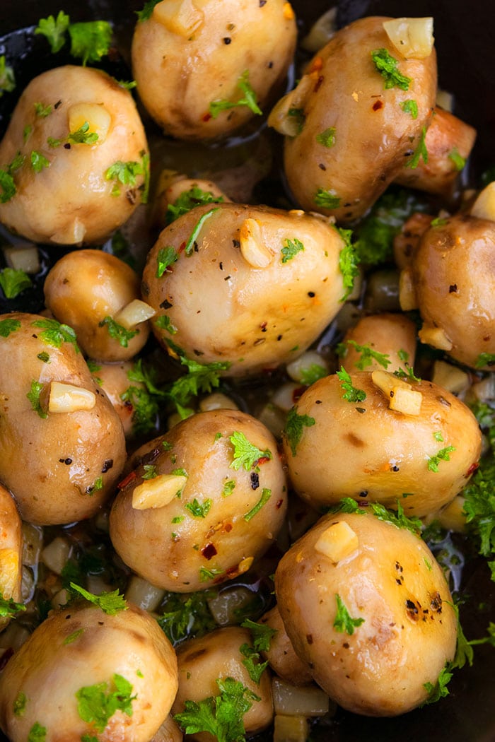 Easy Garlic Mushrooms Recipe