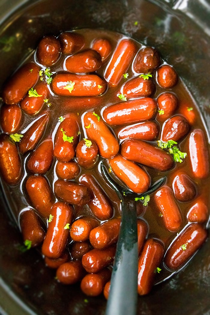 Easy Party Snacks: Crock Pot Lil Smokies + Video