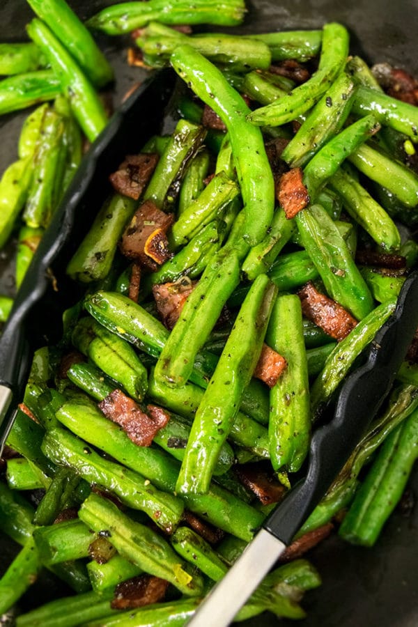 Green Beans with Bacon (One Pot) One Pot Recipes