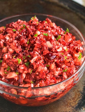 Easy Cranberry Relish (One Bowl) | One Pot Recipes