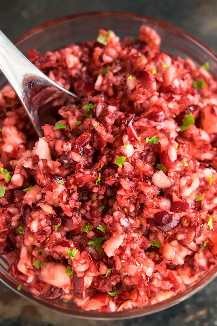 Easy Cranberry Orange Relish Recipe