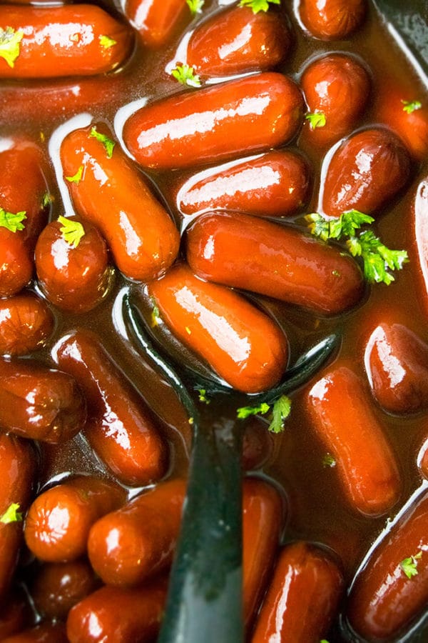 Crockpot Little Smokies Recipe (Cocktail Sausages) One Pot Recipes