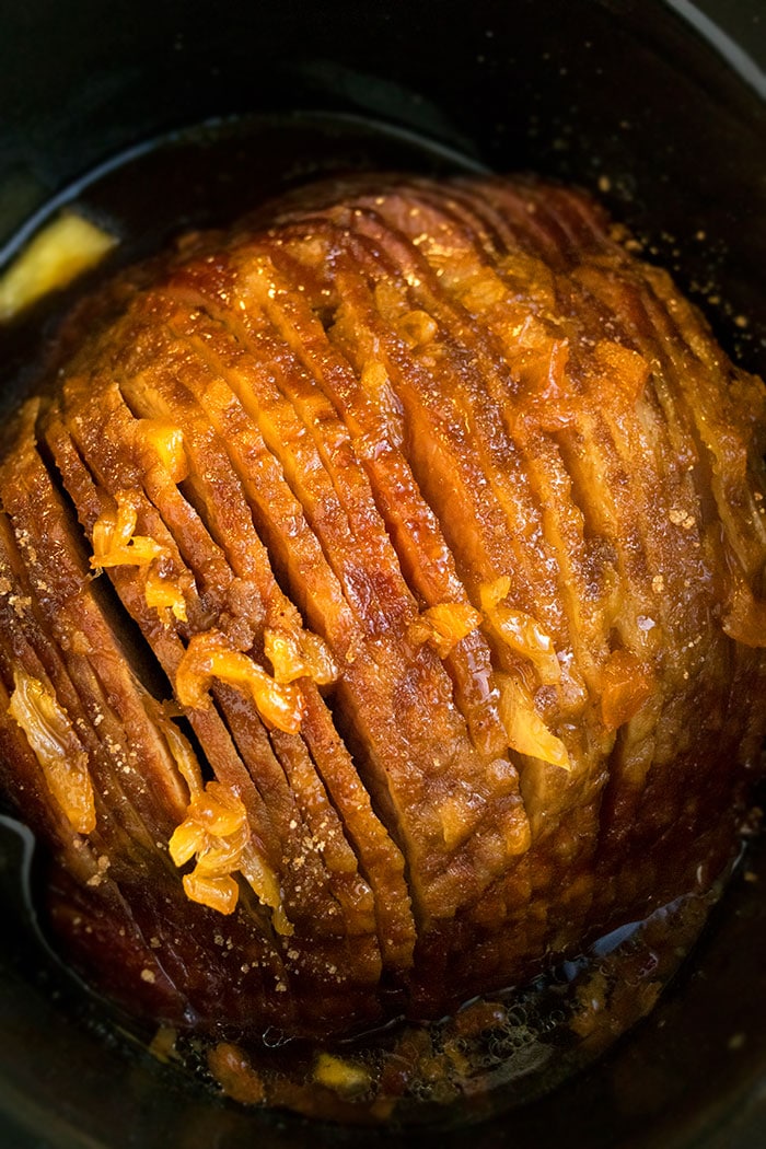 cooking spiral ham in crock pot