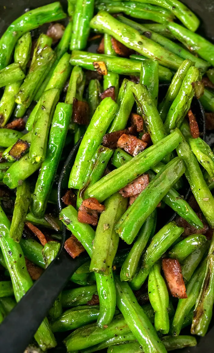 Green Beans and Bacon (One Pot Recipe)