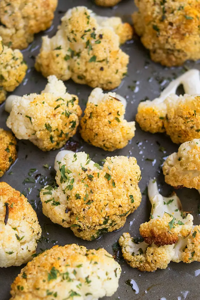 Easy Parmesan Roasted Cauliflower Recipe