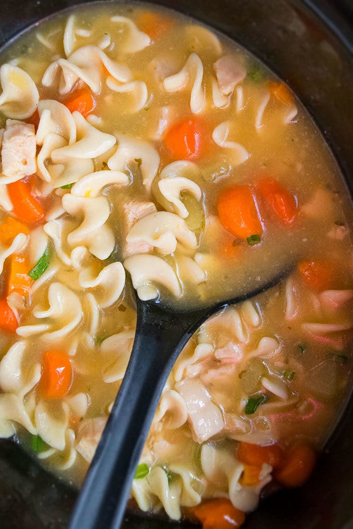 Classic Slow Cooker Chicken Noodle Soup Recipe