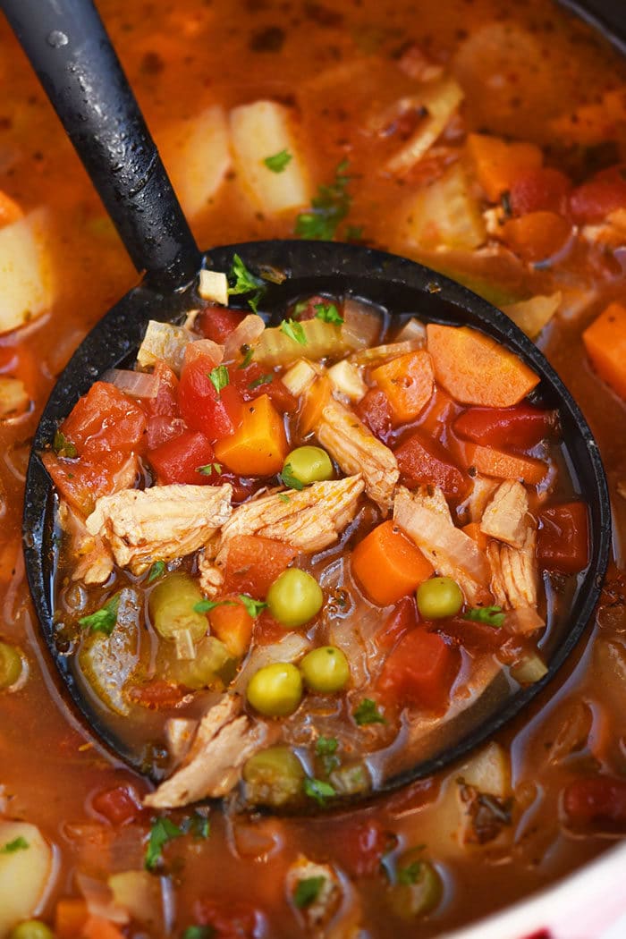 Chicken on sale vegetable soup