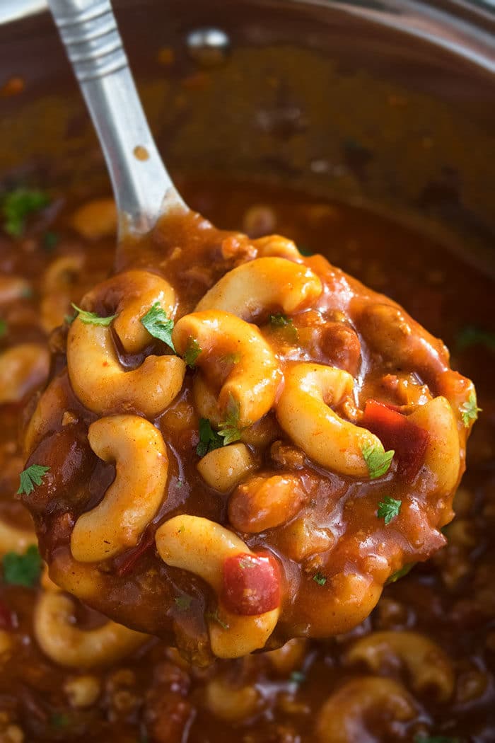 Chili Mac Recipe (One Pot) One Pot Recipes