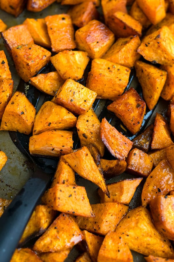 Oven Roasted Sweet Potatoes (One Pan) One Pot Recipes