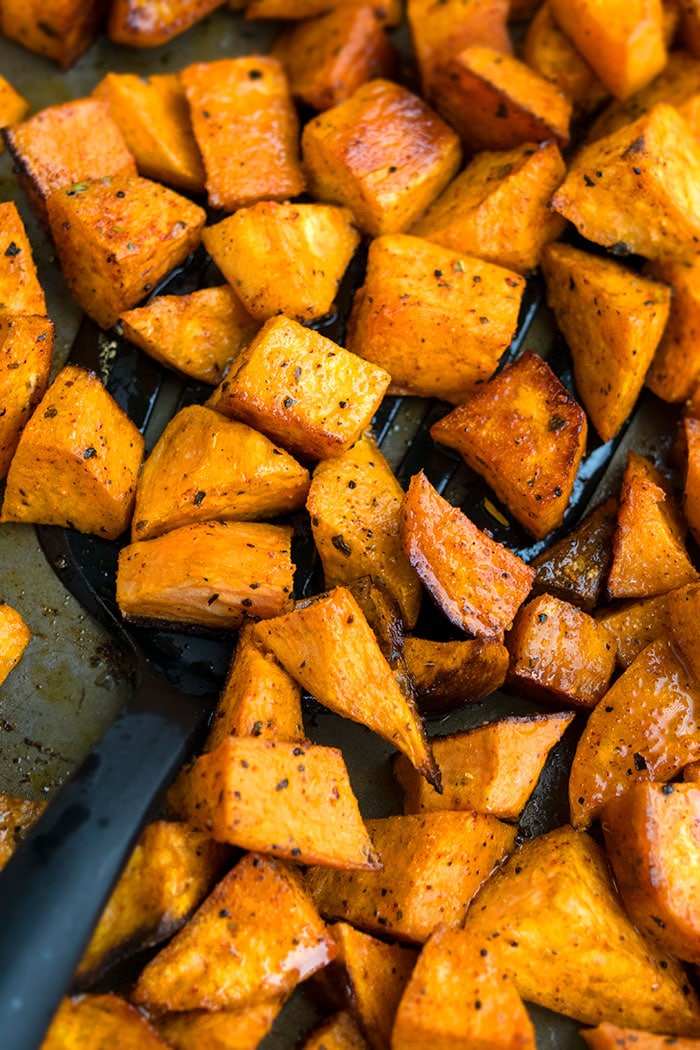 Oven Roasted Sweet Potatoes (One Pan) | One Pot Recipes