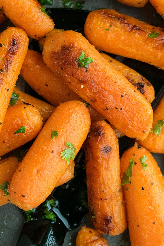 Roasted Carrots Maple Syrup Brown Sugar