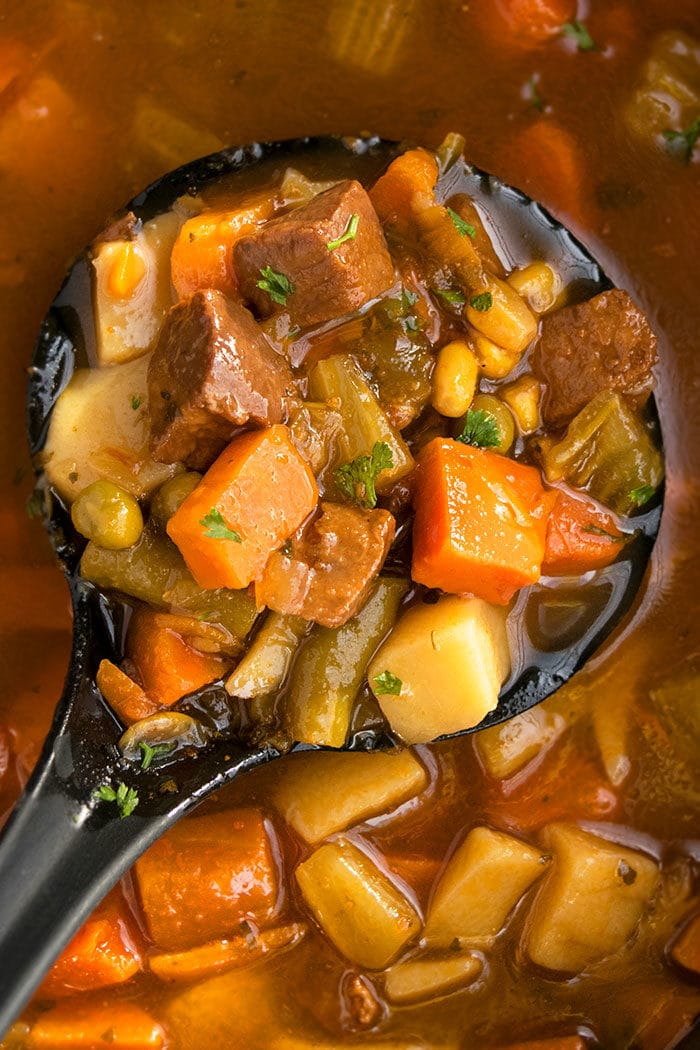 Easy Stovetop Beef Stew {One Pot Recipe} - FeelGoodFoodie