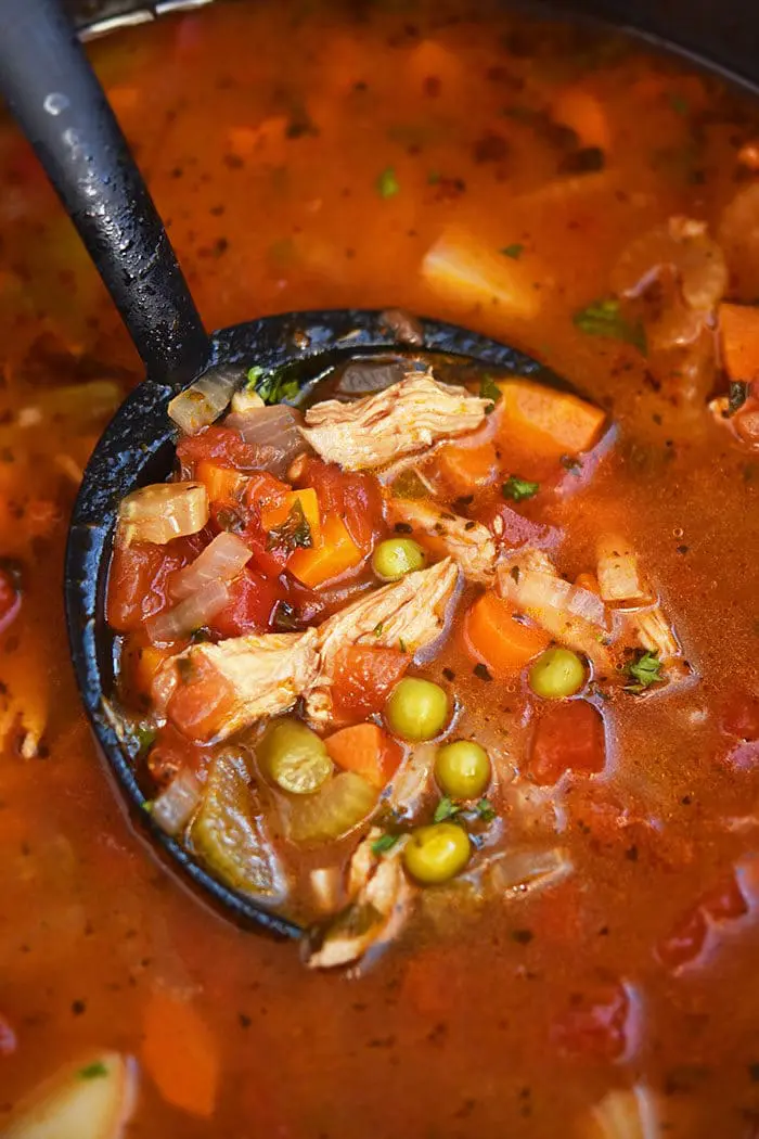 One Pot Chicken Vegetable Soup Recipe