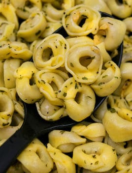 Three Cheese Tortellini Recipe with Garlic Butter Sauce (One Pot Meal)