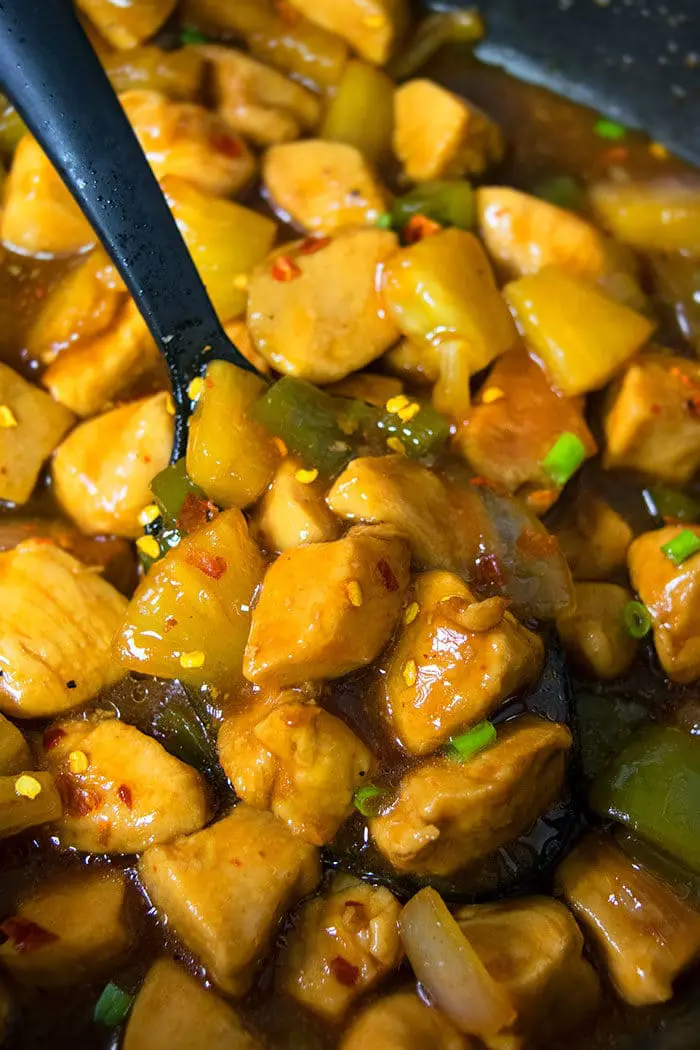 One Pot Sweet and Spicy Chicken Recipe