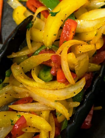 Easy Vegetable Fajitas Recipe (One Pan)