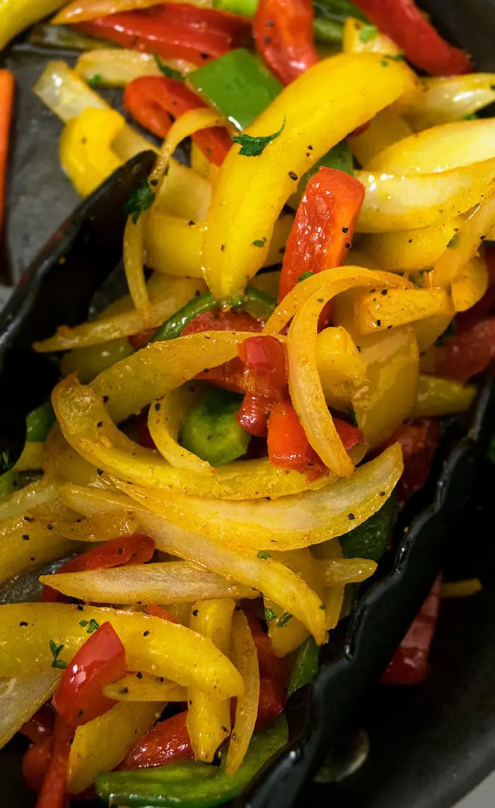 Easy One Pan Fajita Vegetables Recipe