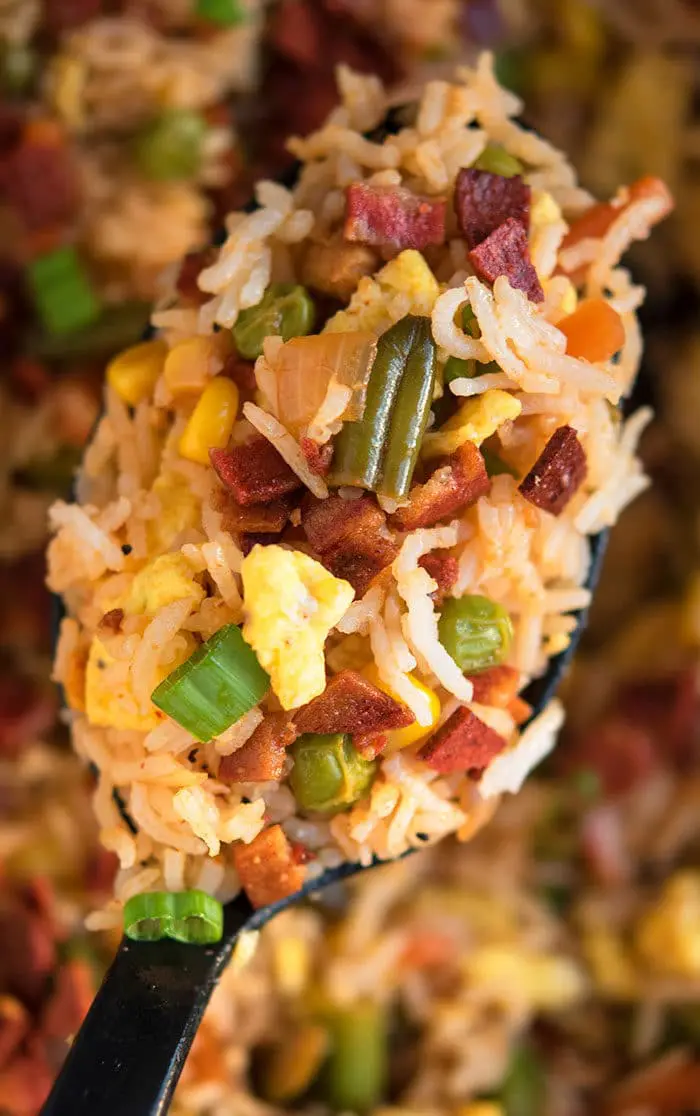 Bacon Egg Fried Rice Recipe (30 Minute Meal)