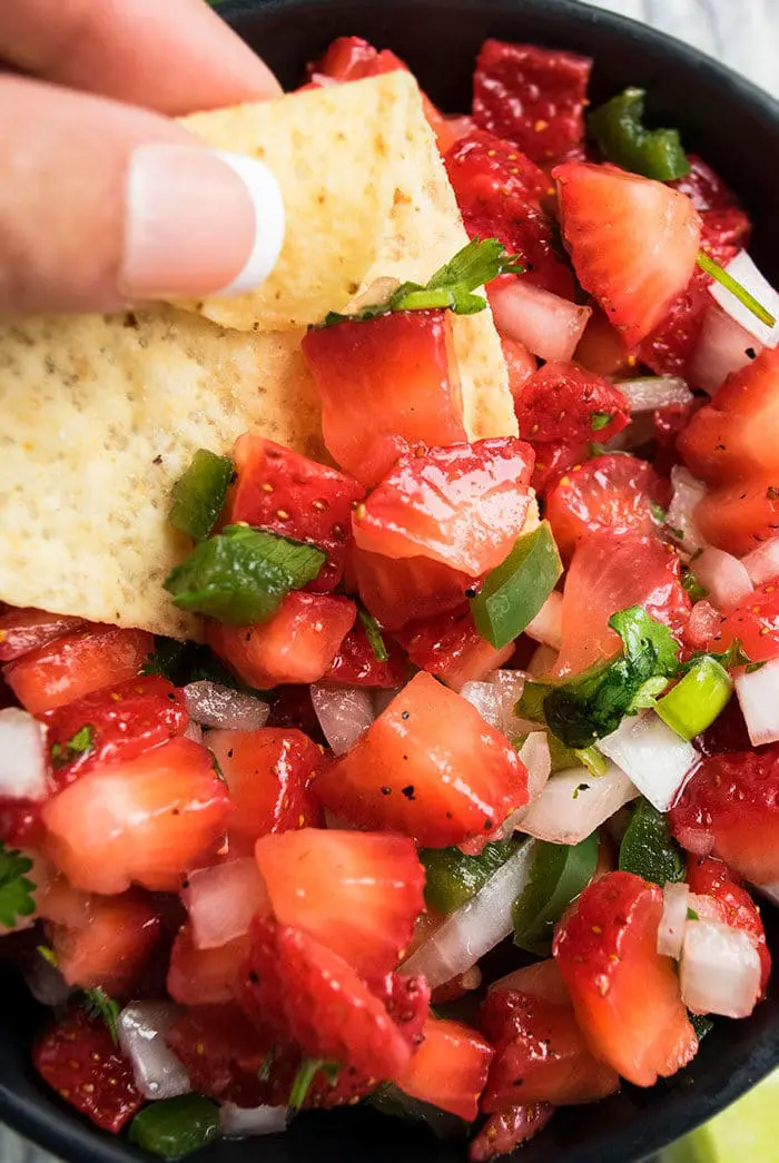 Easy Strawberry Salsa Recipe