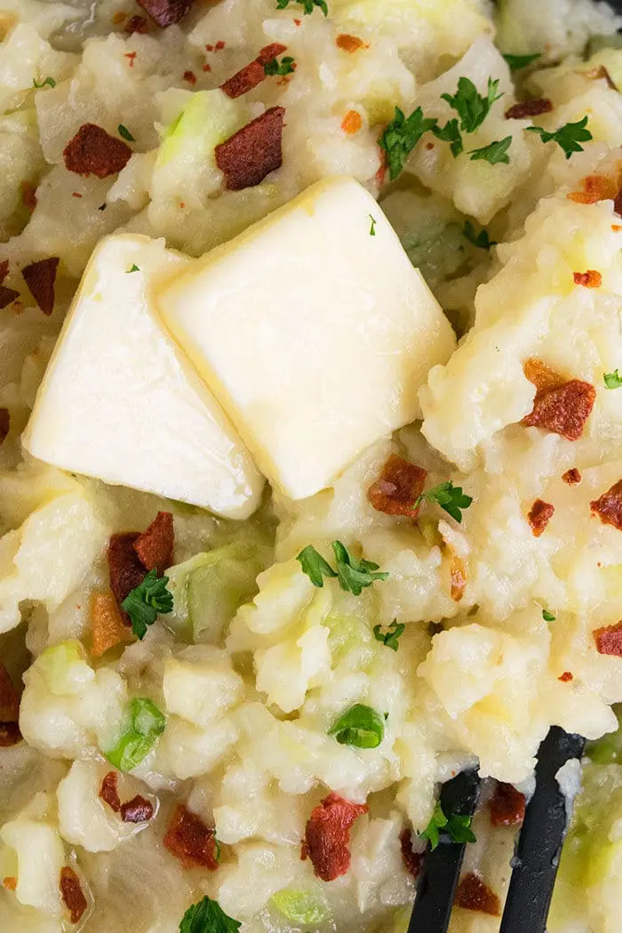 Irish Colcannon Potatoes (One Pot Meal)