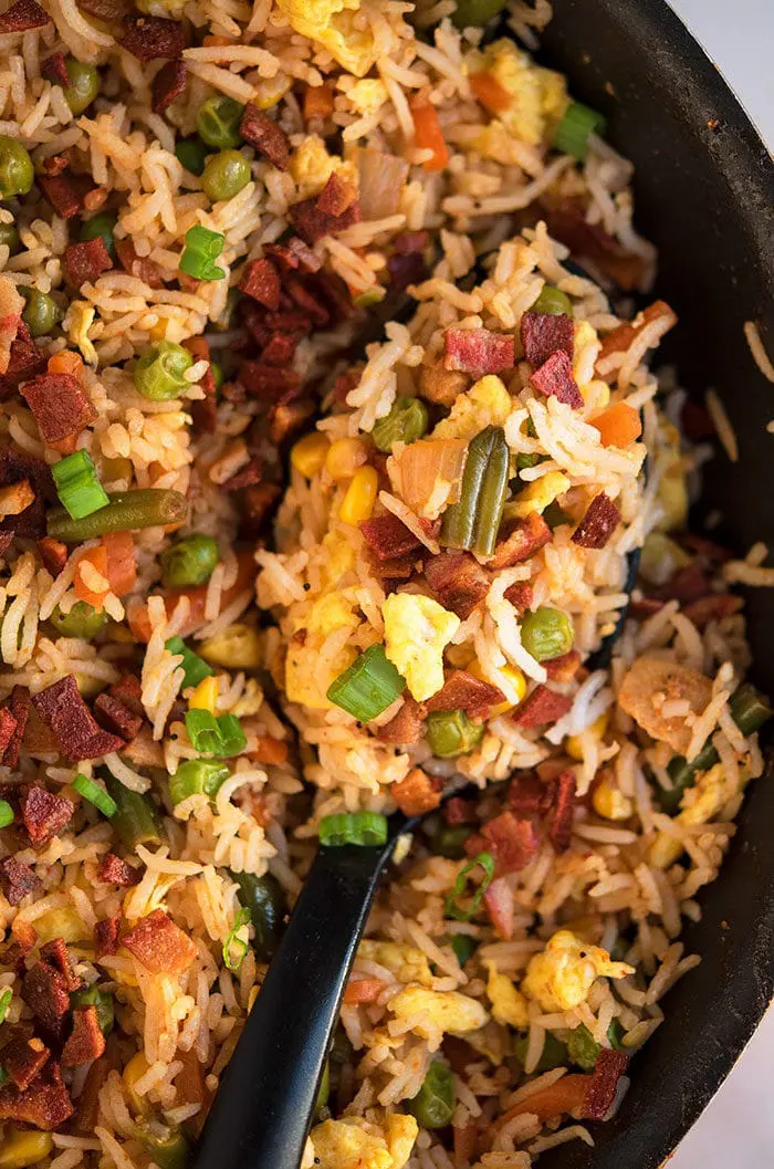 Homemade Bacon Fried Rice Recipe