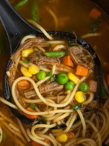 Easy Beef Noodle Soup Recipe