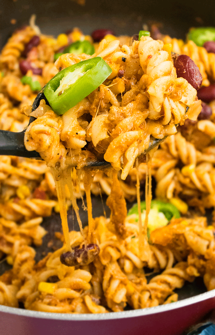 Cheesy Taco Pasta (One Pot Meal)