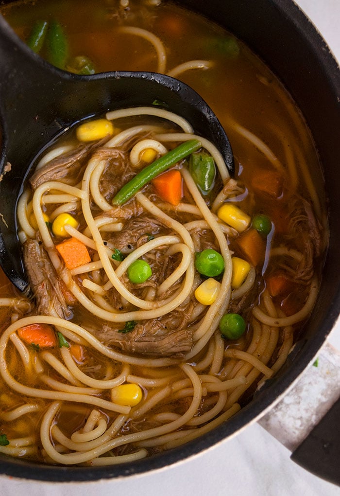 Beef Noodle Soup (One Pot) One Pot Recipes