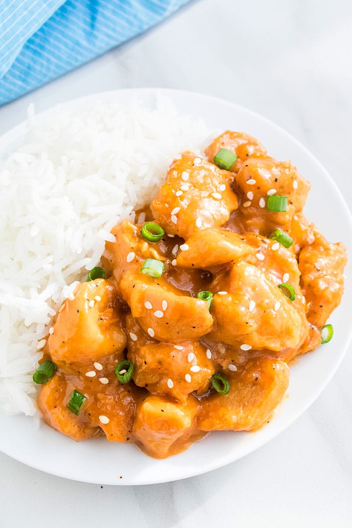 Crockpot Orange Chicken | One Pot Recipes