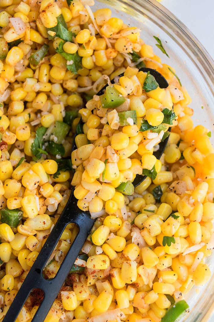 Easy Corn Salad Recipe (One Bowl)