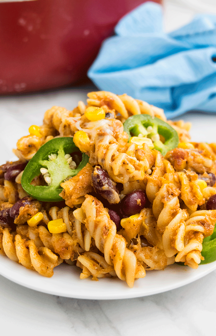 Creamy Mexican Taco Pasta Recipe (30 Minute Meal)