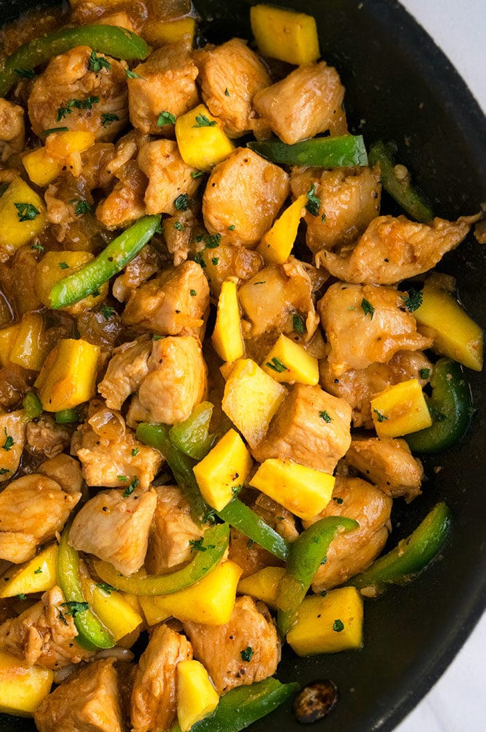 Mango Chicken Recipe (One Pot Meal)