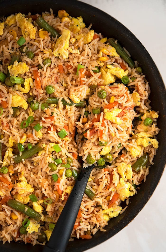 Easy Vegetable Fried Rice (One Pot Meal)