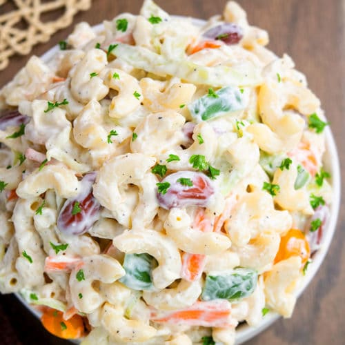 Best Macaroni Salad (One Bowl) | One Pot Recipes